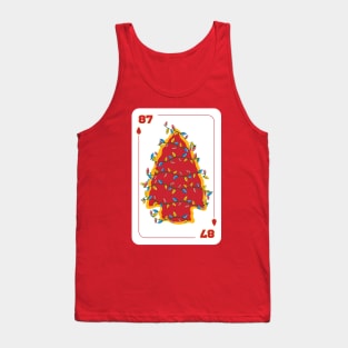 Chiefs Christmas, Playing Card Number 87 Tank Top